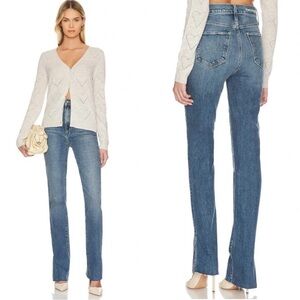 Favorite Daughter The Valentina Tower Super High Rise Cigarette 34” Laurel 27